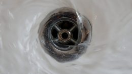 how to clean sink overflow