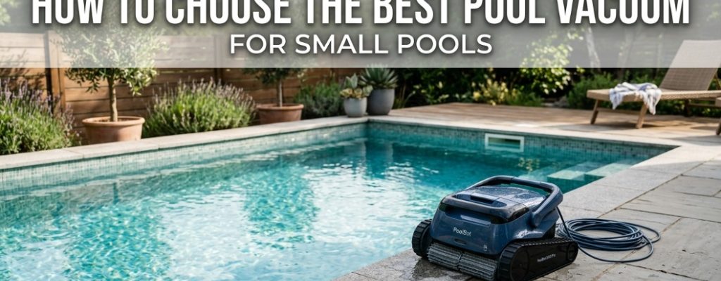 compact pool vacuum cleaning a small above ground pool