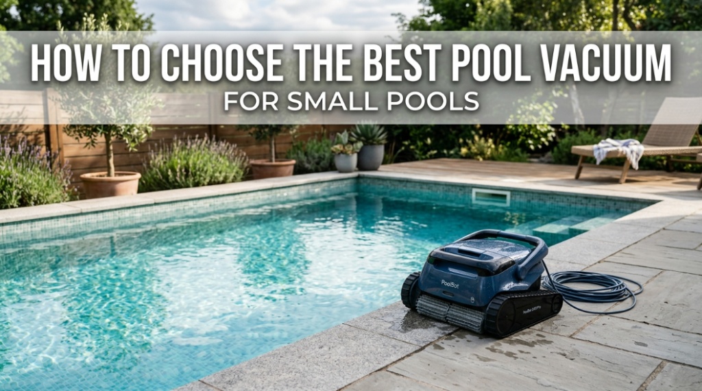 compact pool vacuum cleaning a small above ground pool